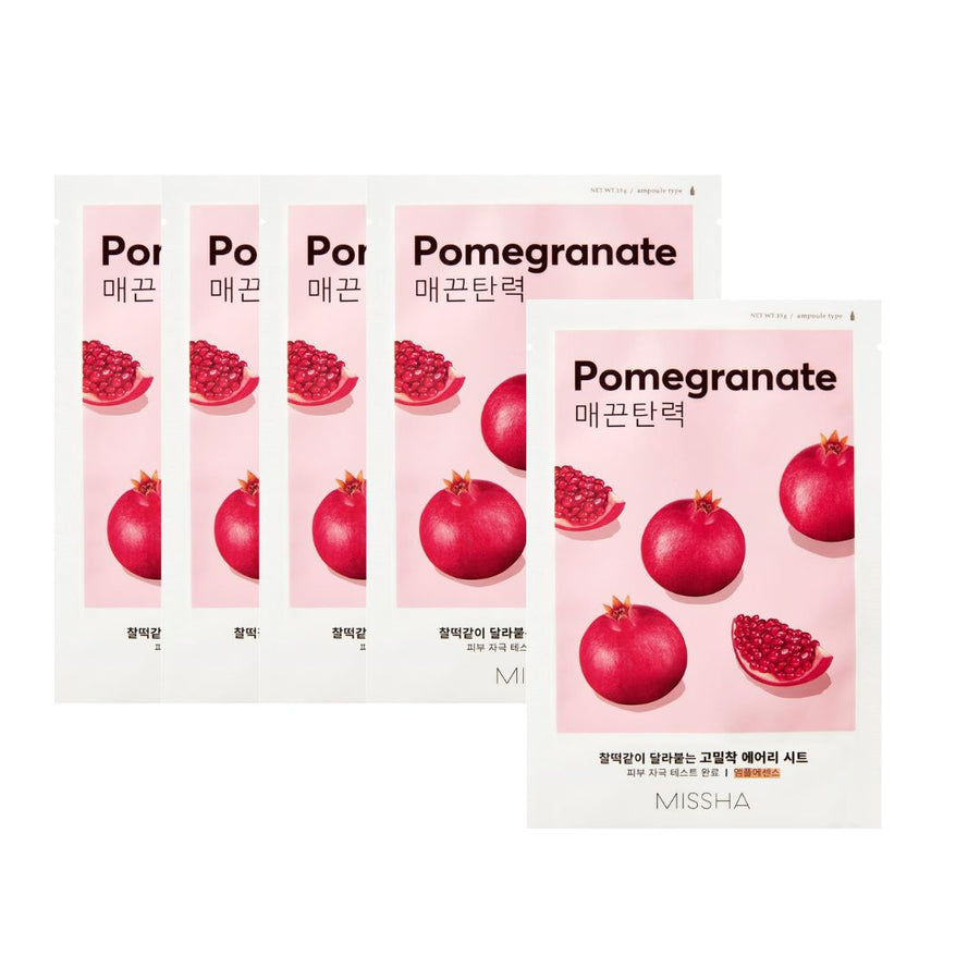 MISSHA Airy Fit Sheet Mask (Pomegranate) 5 PACK