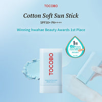 Tocobo Cotton Soft Sun Stick SPF50+ PA++++ - TOCOBO - Korea Beauty Plaza