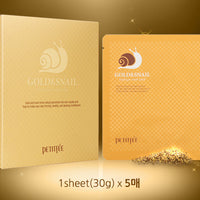 Petitfee Gold & Snail mask 1 Box (5 PCS)