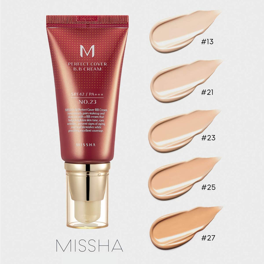 MISSHA M Perfect Cover BB Cream SPF 42 PA+++(50ml) No. 27 Honey Beige