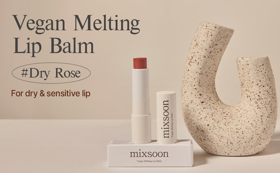 Mixsoon Vegan Melting Lip Balm 02 Dry Rose