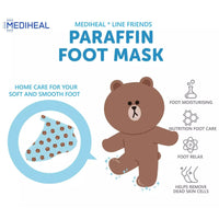 Mediheal Line Friends Paraffin Foot Mask - Mediheal - Korea Beauty Plaza