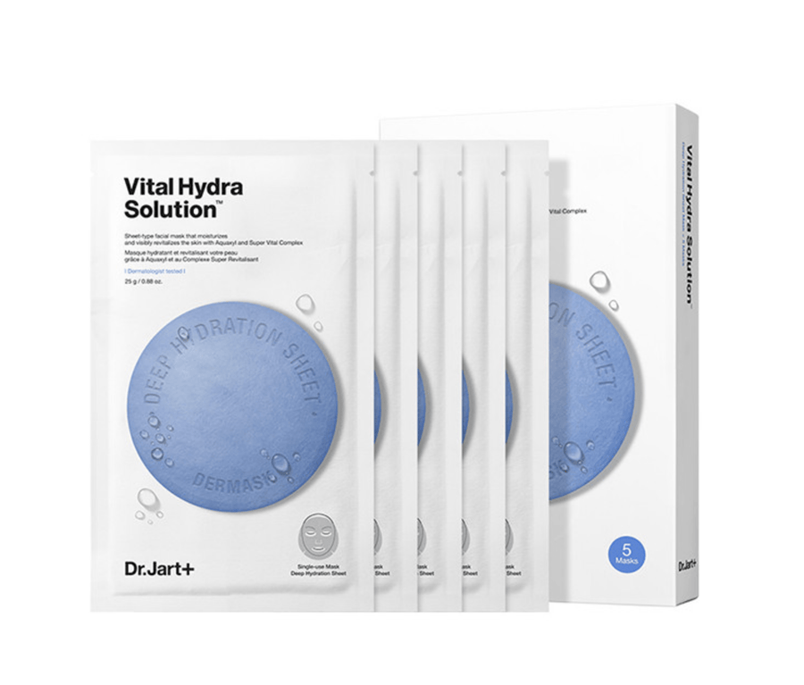 Dr. Jart+ Dermask Waterjet Vital Hydra Solution 1 box (5pcs) - Dr. Jart+ - Korea Beauty Plaza