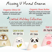Etude House Missing U Hand Cream #Harp Seal 30ml Green Tea Scent - Etude - Korea Beauty Plaza